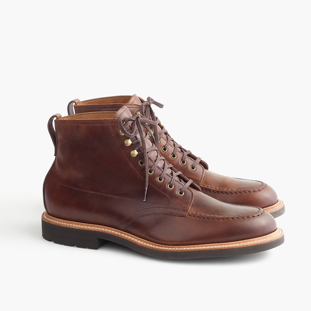 J. Crew Kenton Pacer Boots Tobacco 9.5 Alden Indy